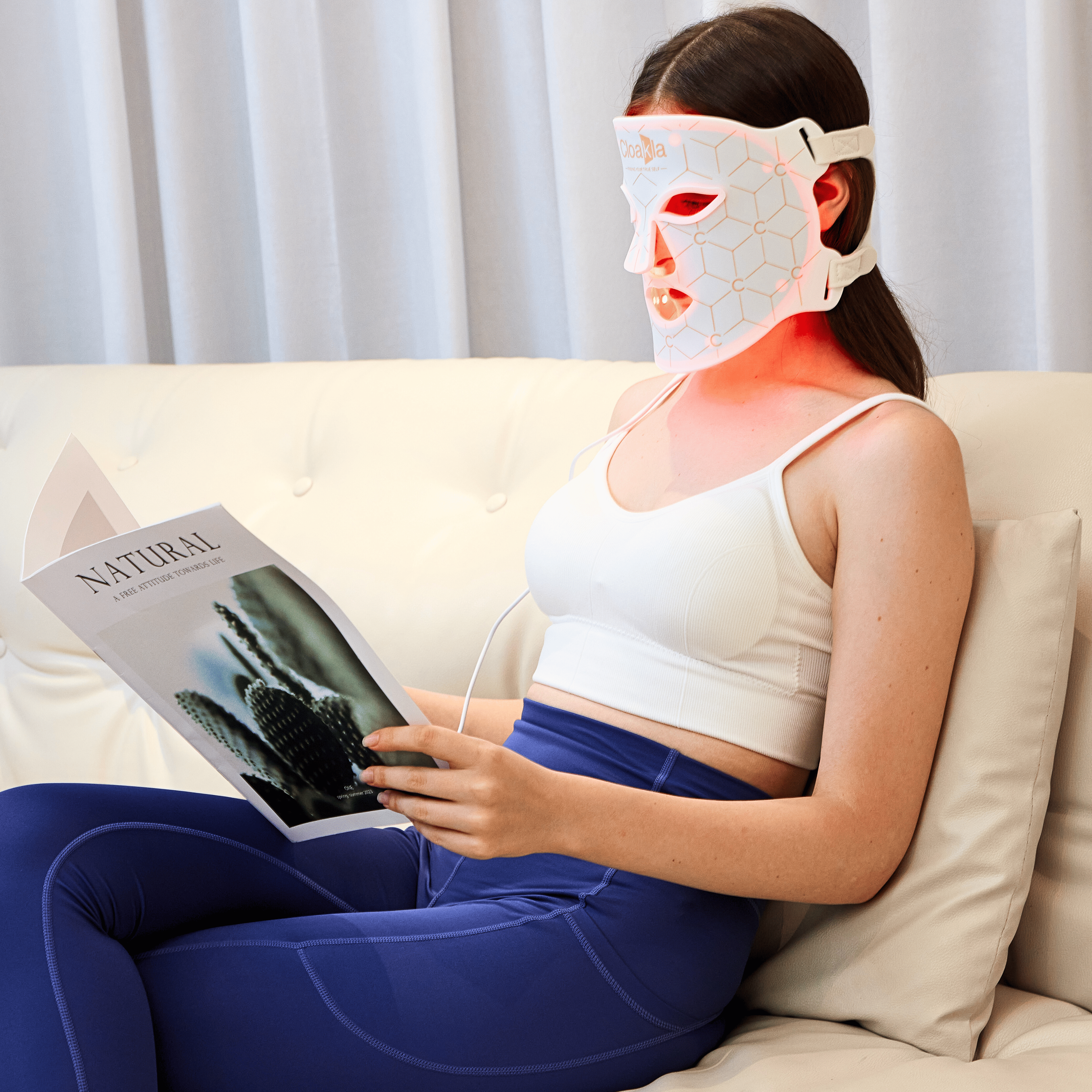 Cloakla K11 LED Red Light Therapy Face Mask