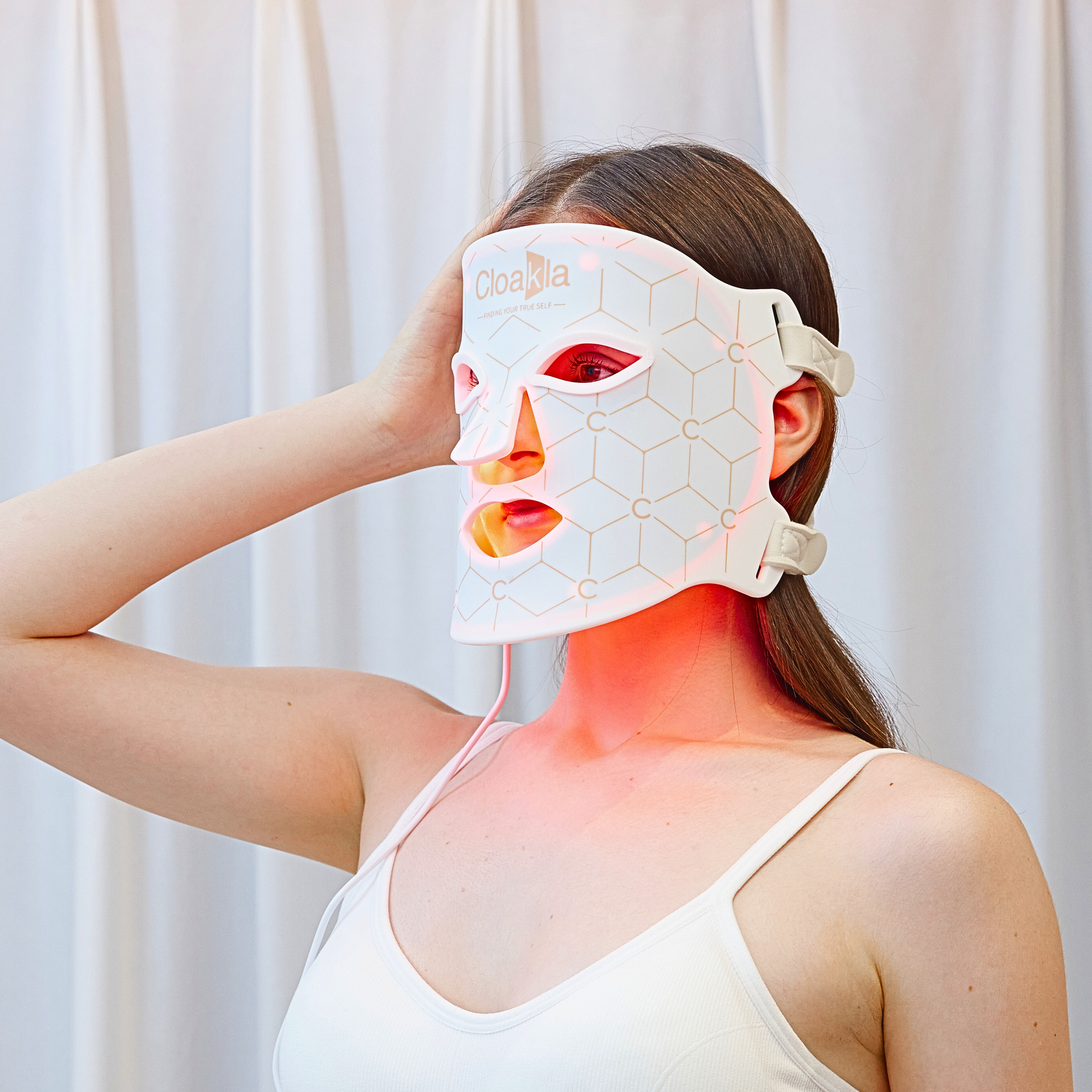 Cloakla K11 LED Red Light Therapy Face Mask & Neck Enhance